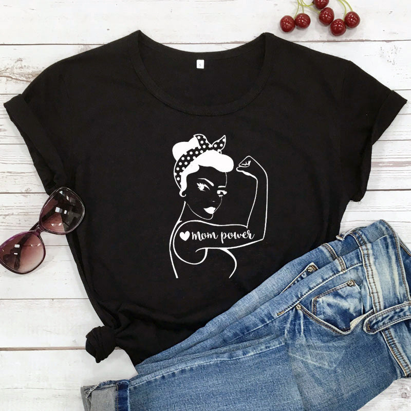 Personalized Printed Women's Crew Neck Casual T-shirt