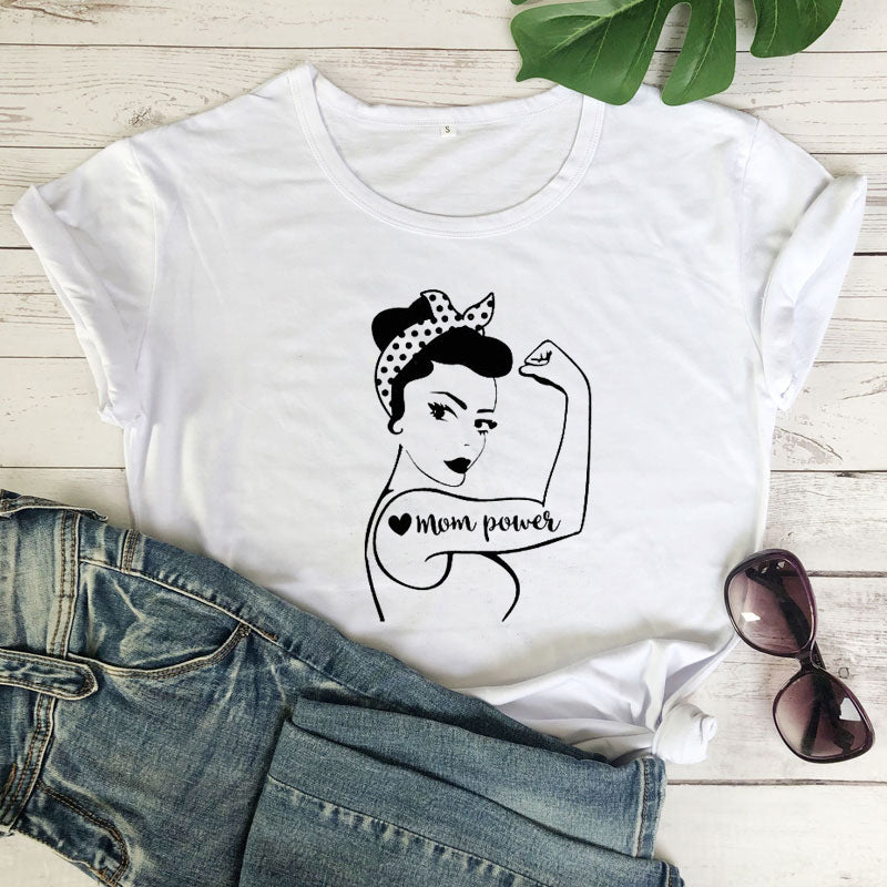 Personalized Printed Women's Crew Neck Casual T-shirt