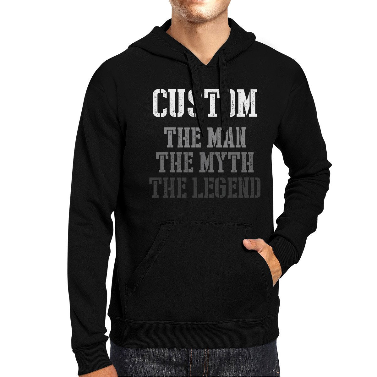 Custom Name The Man Myth Legend Hoodie For Grandpa