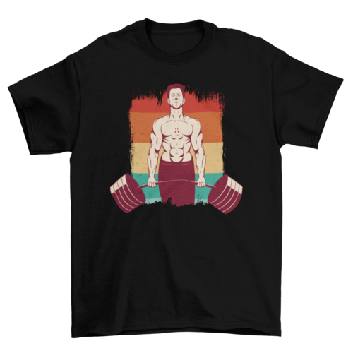 Weightlifting man t-shirt