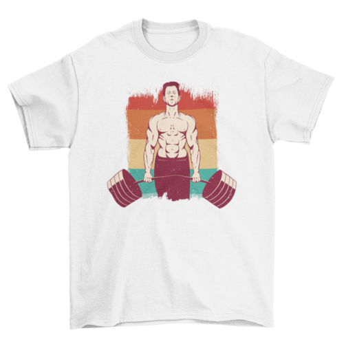 Weightlifting man t-shirt