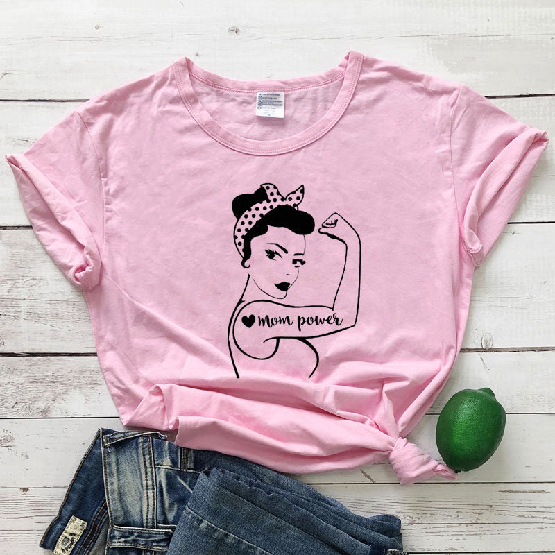 Personalized Printed Women's Crew Neck Casual T-shirt