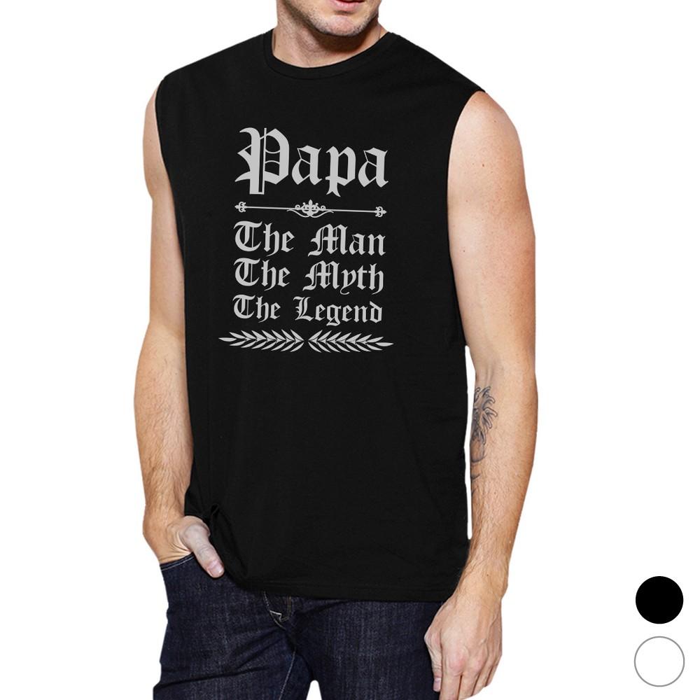 Vintage Gothic Papa Mens Popular Workout Gym