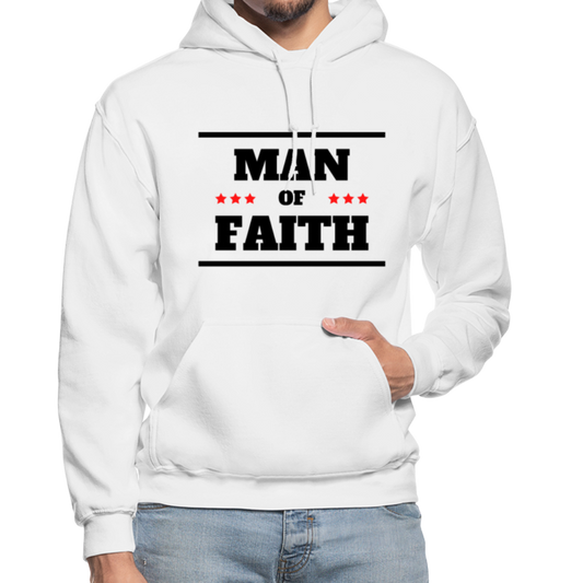 Mens Hoodie - Graphic/Man of Faith