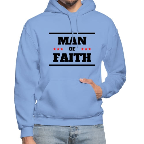 Mens Hoodie - Graphic/Man of Faith