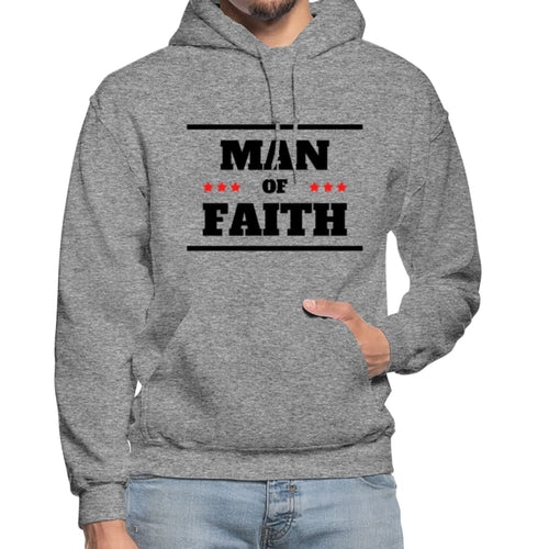 Mens Hoodie - Graphic/Man of Faith