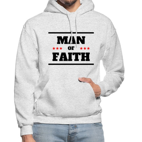 Mens Hoodie - Graphic/Man of Faith