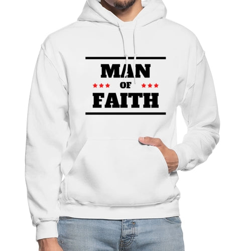 Mens Hoodie - Graphic/Man of Faith